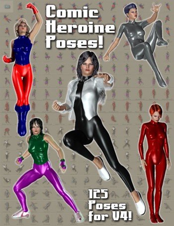 Comic Heroine Poses
